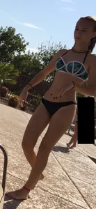 Awesome teen by the pool creepshots