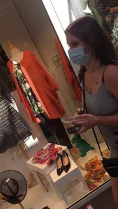 Teen in tight shorts but too much asscheeks