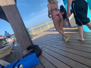Red thong