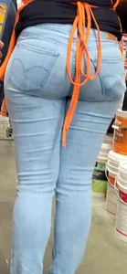 Around town ass in jeans