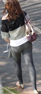 Teen In Grey Leggings