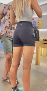 Amazing skinny blonde with thigh gap
