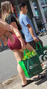 PAWG in incredible lighting and tiny tight shorts. Visible thong line and feet. Thick thighs and calf tatts. (OC)