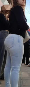 Extra Tight Jeans Ass Girl