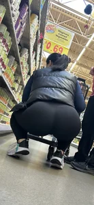 Tight booty Asian chic in black‼️