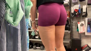 INSANE College Bubbles Spandex Shorts!