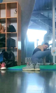 I can watch her stretch all day