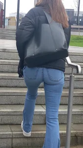 Tight Jeans Student Great Figure