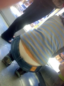 Huge collection of whale tails, ass cracks and panty peeks in public