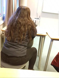 Best part about my day was sitting behind her
