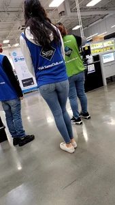 Tight ass in tight jeans