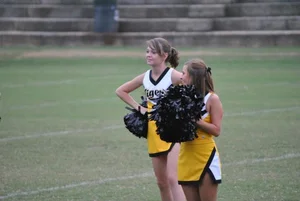 Candid cheerleaders