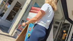 White Lady Bumped Into with VPL (OC)
