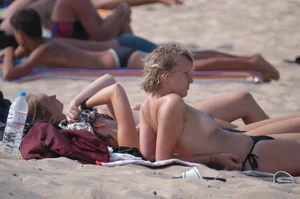 Sexy girls on nude beach Promorsk in Bulgaria