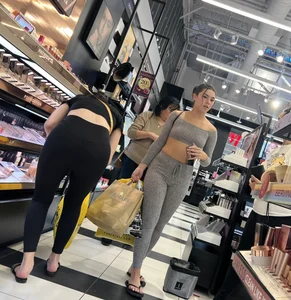 Two college chick’s shopping for makeup(oc)