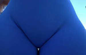 Blue Biker Phat Cheeks  Not OC