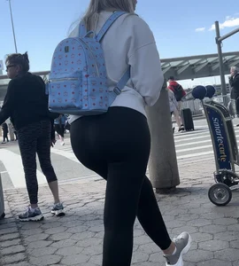 Tall European big bubbly ass ( OC , Airport Series )