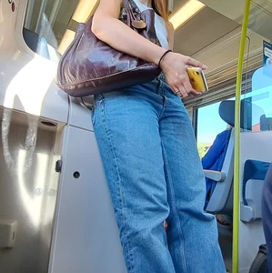 Jean girl in train (first post)