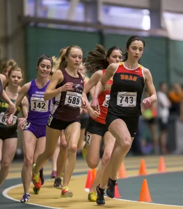 Canadian girls at an Alberta track and field tournament