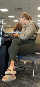 Leggings, platform sandals, and a spin (OC)