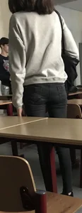 College candid teens