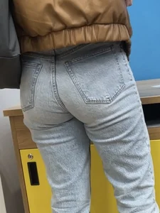 Light Blue Jeans Ass While Standing (OC)