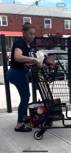 Huge ass bbl latina vpl blue leggings