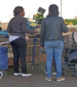 Two mature milfs in tight jeans