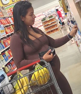 Out In The Wild 74 ( Preggo Latina Goddess in one piece)