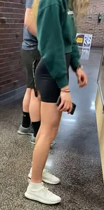 Slim blonde college girl OC