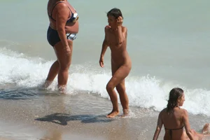 Continesti nude beach girls in Romania
