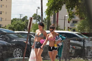 Deerfield Beach bikini girls