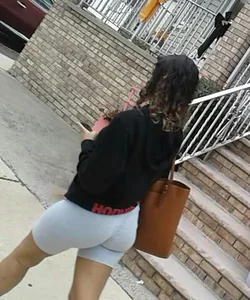 Big Ass in Grey Shorts