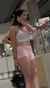 Asian Rocking The Pink Juicy Shorts