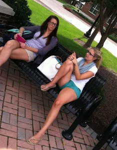 Park, legs, feet, sandals & asses