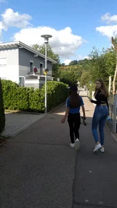 TIGHT JEANS / Great Ass in hot Jeans walking in front of me