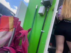 Friend hot ass spandex