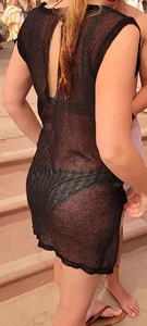 Palm springs redhead teen green bikini