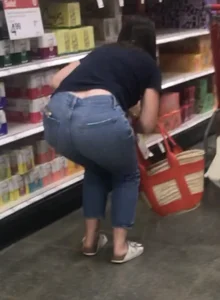 Caught this Milf in tight jeans at Target!