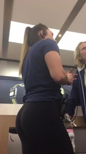 Chubby Girl in Yoga Pants