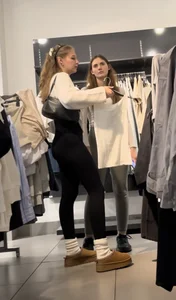 Ripe girl-next-door-type pawg VPL with jealous friend (ALWAYS OC)