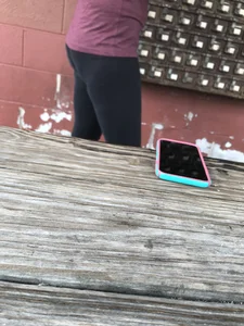Coworker with a nice ass in leggings