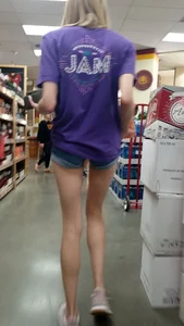 Tall and skinny College teen