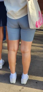 LoVely AZN - Blue Yoga Shorts (VPL)