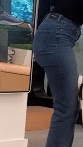 Ass in blue jeans pt1