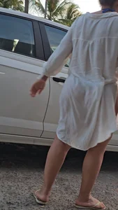 (OC) Sexy MILF transparent dress