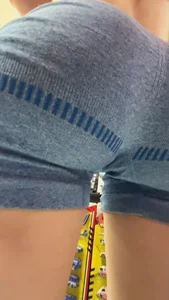 Blonde beautiful ass in shorts