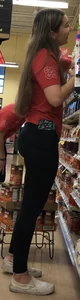 Latina bubble butt in leggings Winn win