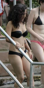 Mix of candid girls at the beach and in bikinis