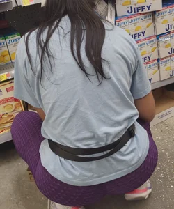 Latina BBL In Purple Leggings
